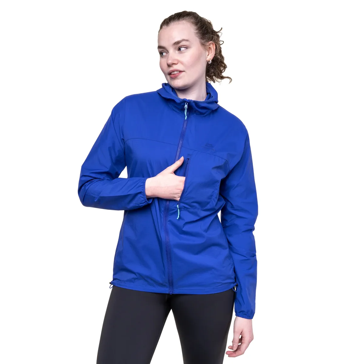 Mountain Equipment Aerofoil Hooded Wmns Jacket Blue Nights
