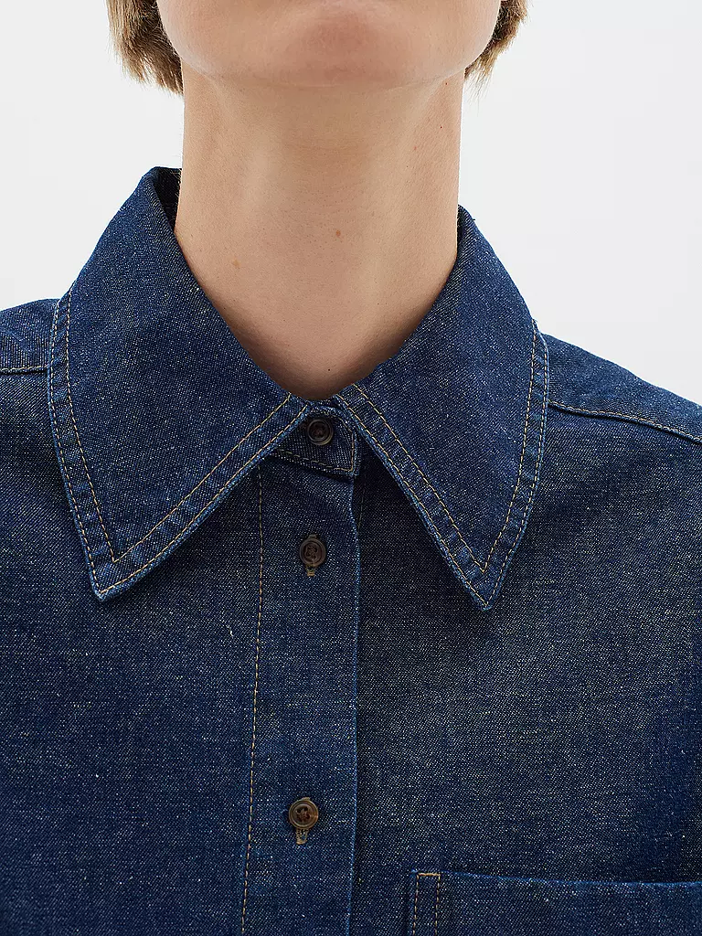 IN WEAR Jeansbluse JAYAIW dunkelblau