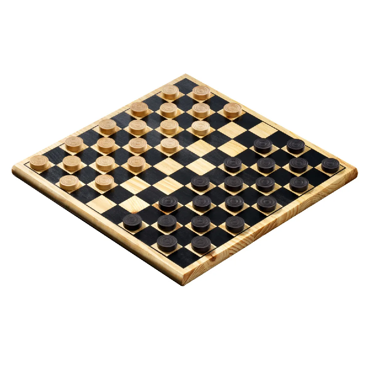 Jeu de société Dames bois tradition