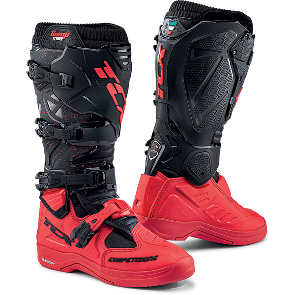 TCX - Bottes Comp Evo 2 Michelin Noir / Rouge