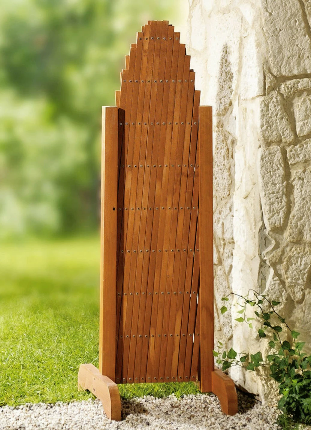 Holz-Spalier für Balkon oder Terrasse