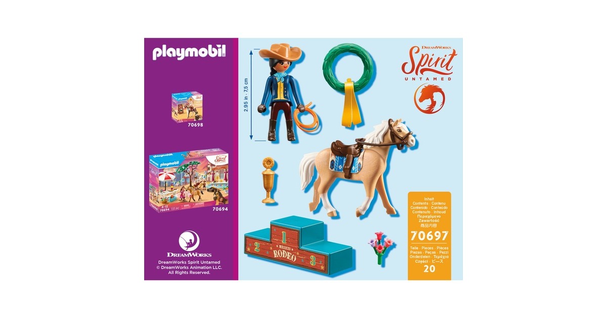 PLAYMOBILSpirit - Rodeo Pru Constructiespeelgoed  (70697)