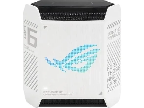 ASUS ROG Rapture GT6 - Wi-Fi-system - (2 routere) - op til 5800 sq.ft - mesh 1GbE, 2.5GbE - Wi-Fi 6 - Tri-Band