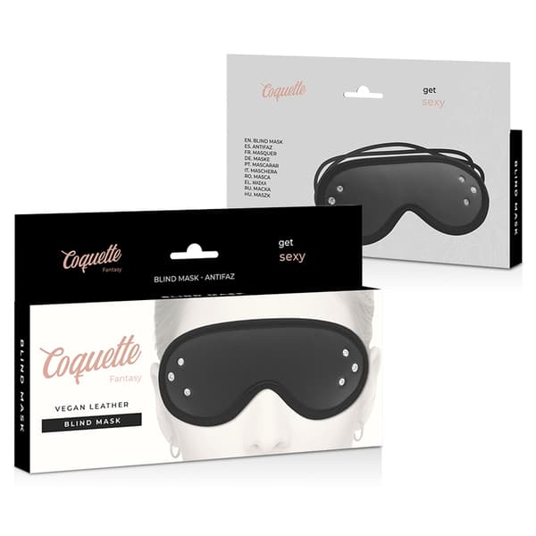 Coquette Chic Desire - Fantasy Vegan skinnblindmaske med neoprenfôr