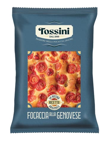 Tossini Focaccia mit Kirschtomaten