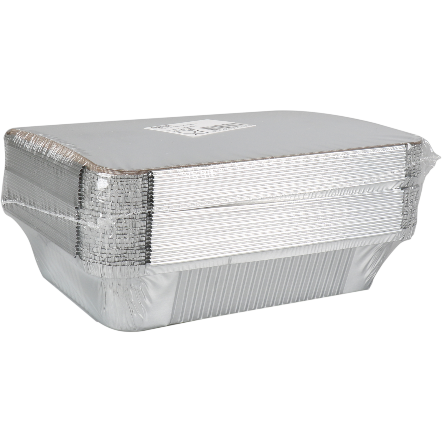 Bak, Karton + aluminium, incl. deksel, 210x150x40mm, zilver