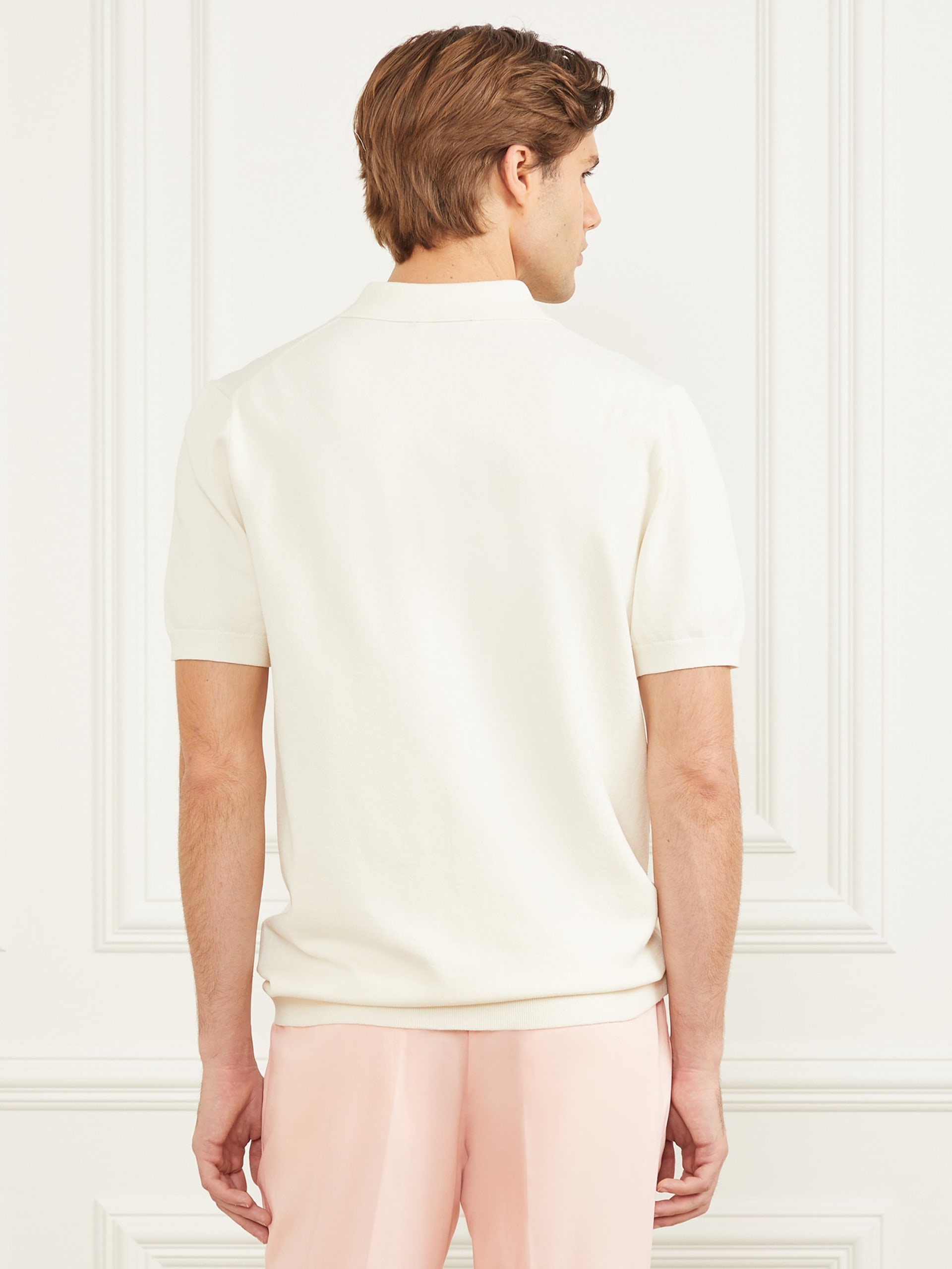 Polo de suéter de desempenho formal