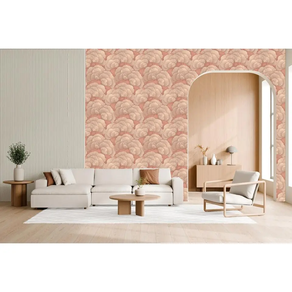 Dutch Wallcoverings Vliesbehang Renaissance blossom - gold - 10,05m x 53cm