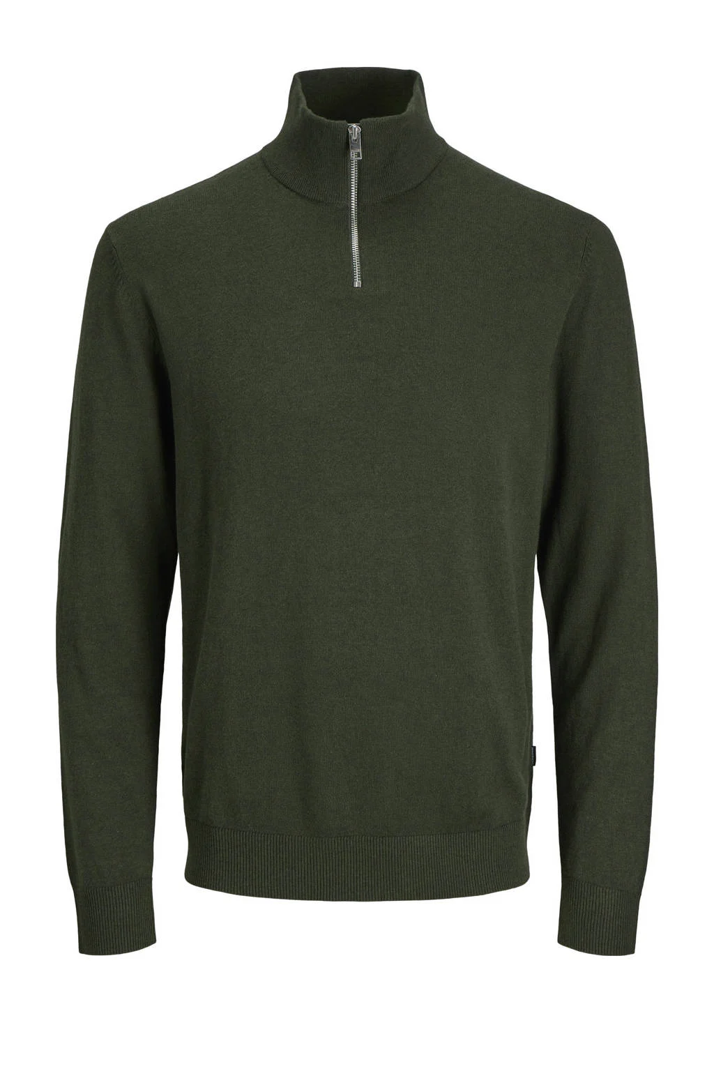 JACK & JONES JUNIOR trui donkergroen fijn gebreid