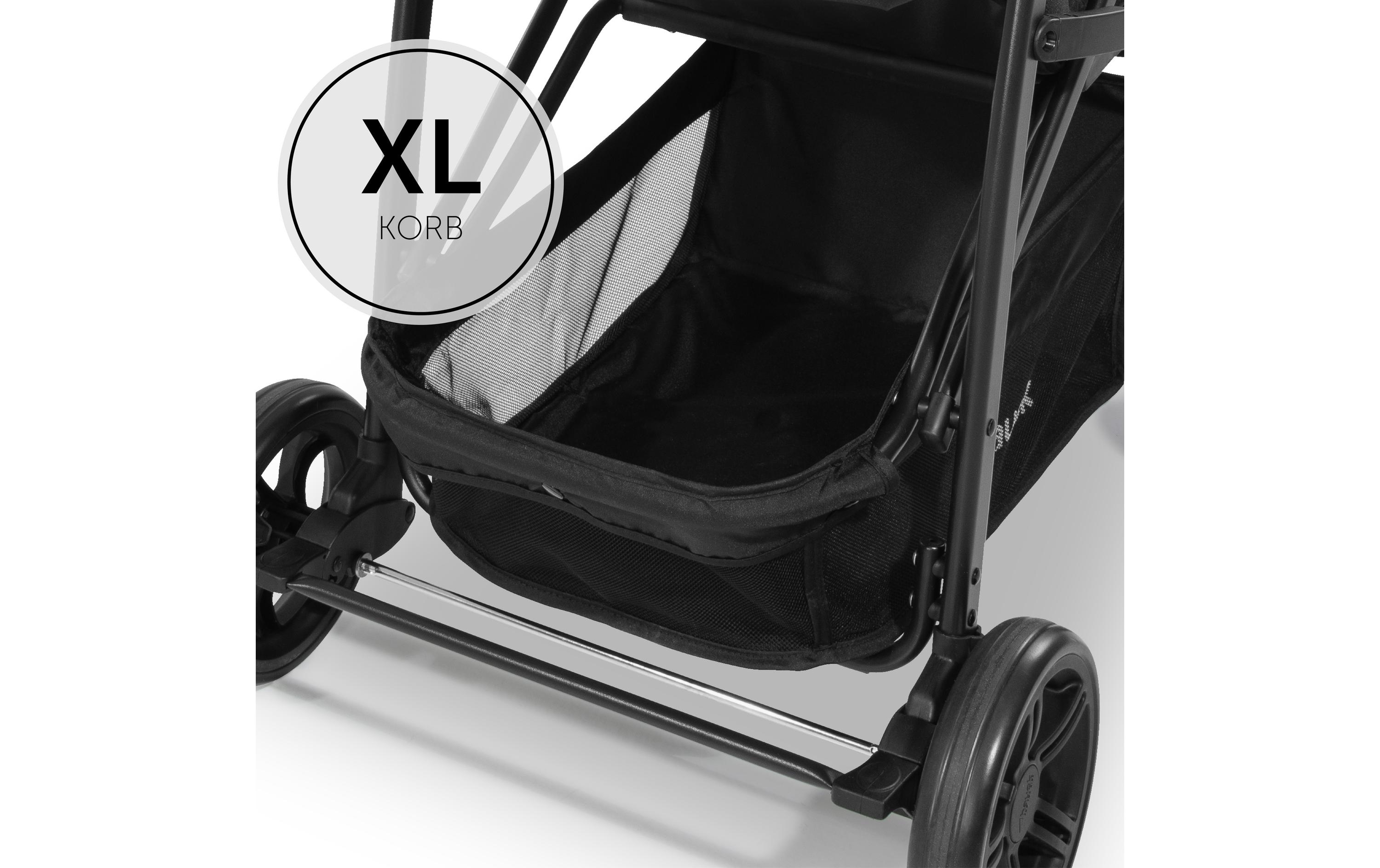 Buggy Rapid 4 Grey<br>Der ideale Buggy für den urbanen Familienalltag