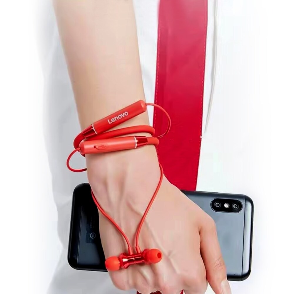 Lenovo HE05 Bluetooth-Kopfhörer Rot