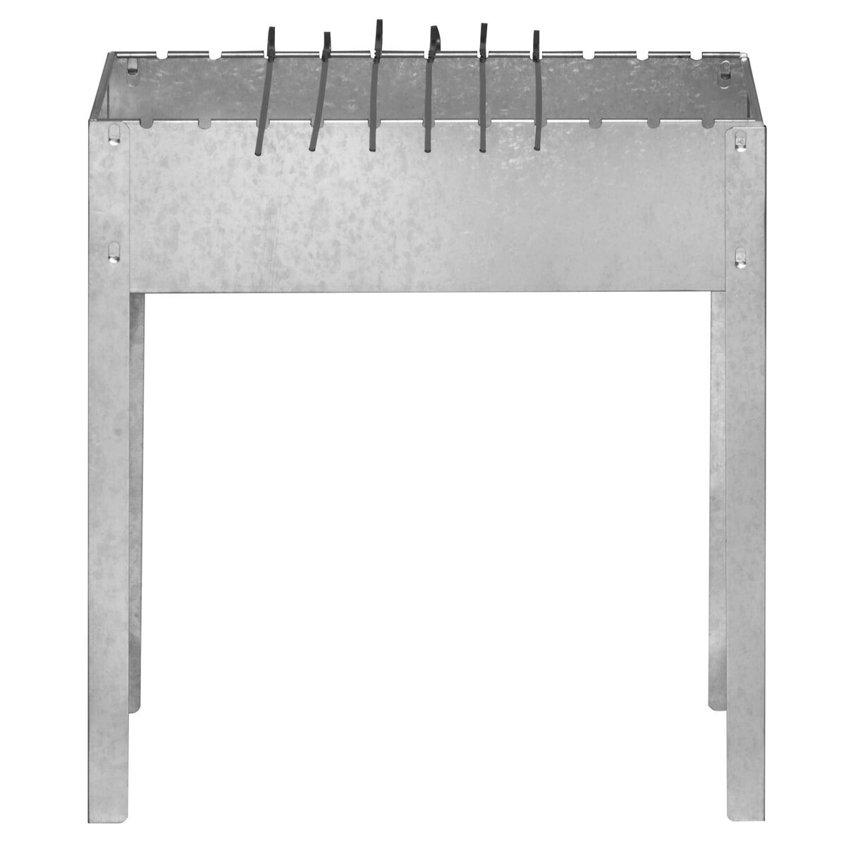 Kullgrill med grillspyd