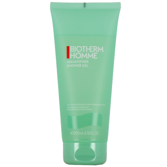Gel douche Aquapower Biotherm Homme - 2 en 1 : corps et cheveux