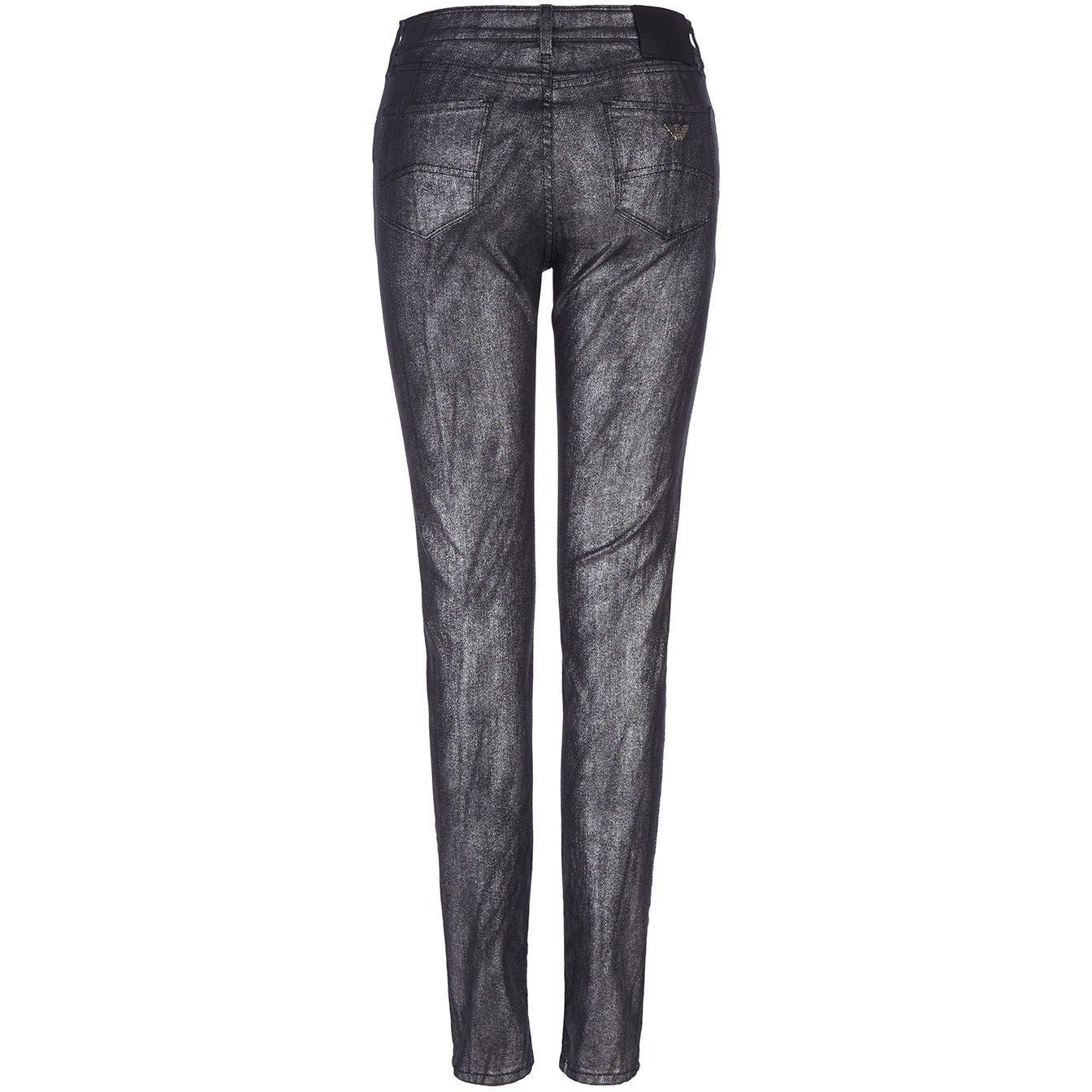 Emporio Armani Coated Denim Jeans