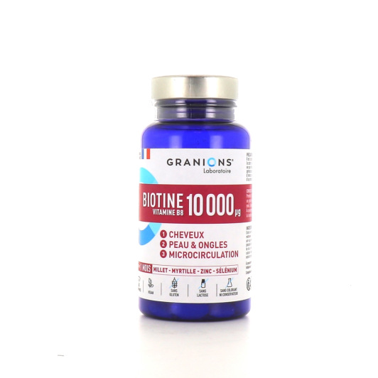 Granions biotine vitamine B8 - Cheveux, peau et ongles