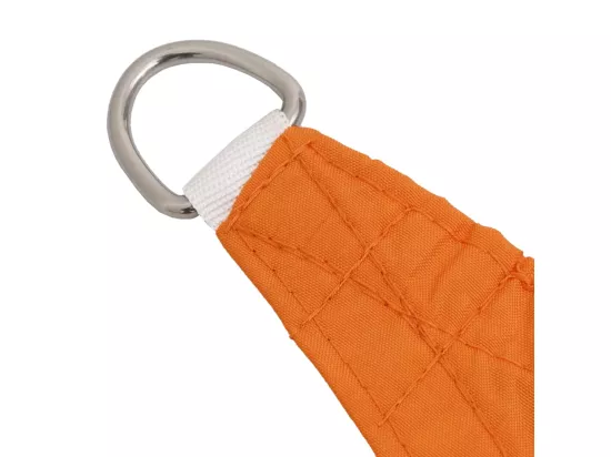 Voile de parasol Tissu Oxford triangulaire 4x5x6,4 m Orange