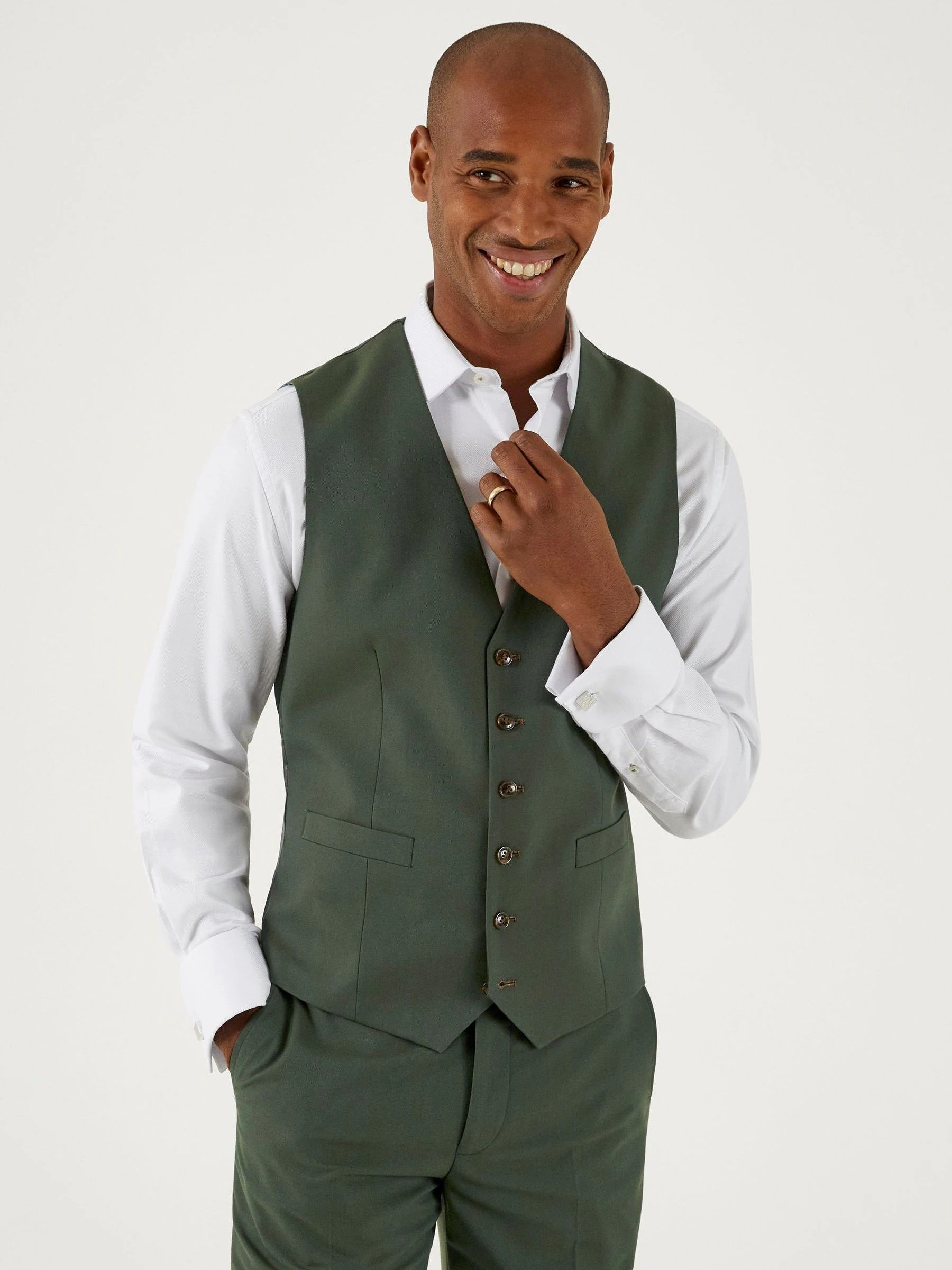 Skopes Harvey Single Breasted Tailored Fit Suit Waistcoat