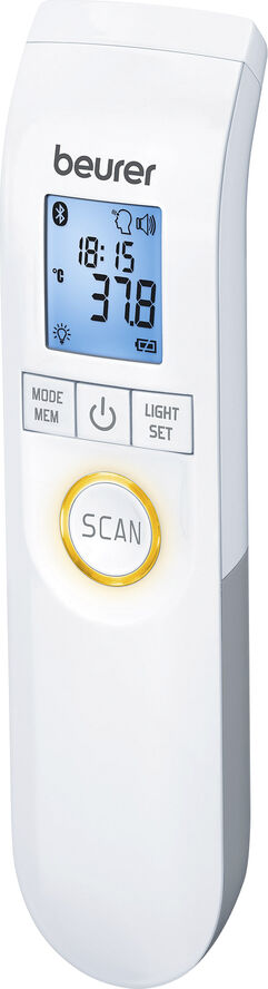 Beurer Kontaktfrit Termometer med Bluetooth FT 95 Hvid