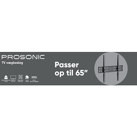 Prosonic PRO1100 TV vægbeslag 40