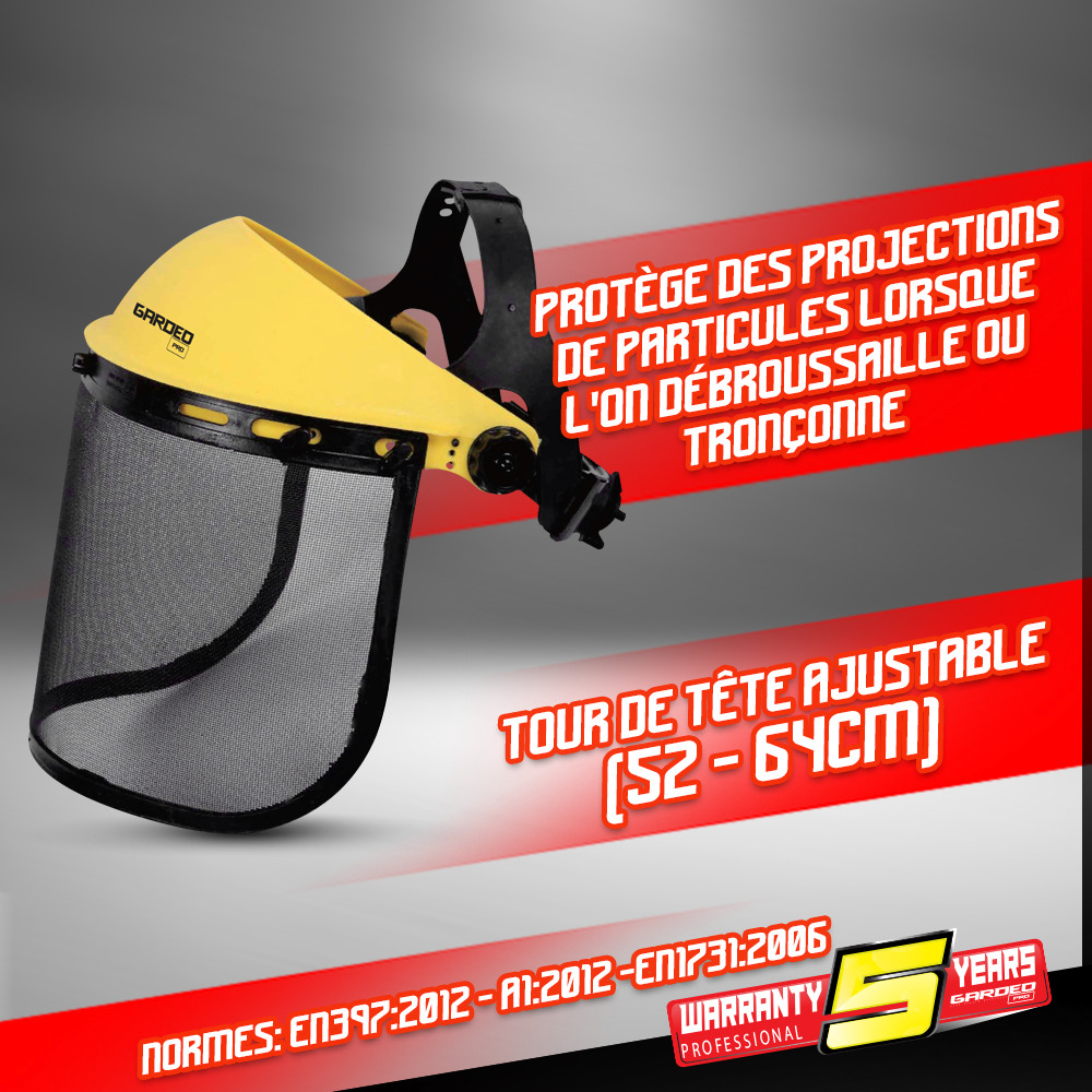 Kit protection visage + harnais universel - gardeo