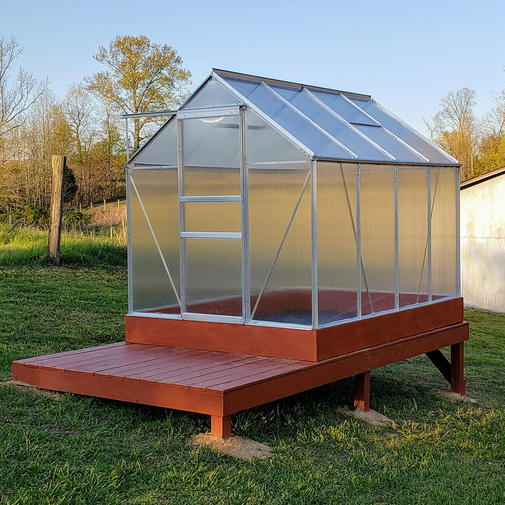 Harborfreight-10 ft. x 12 ft. Greenhouse with 4 Vents