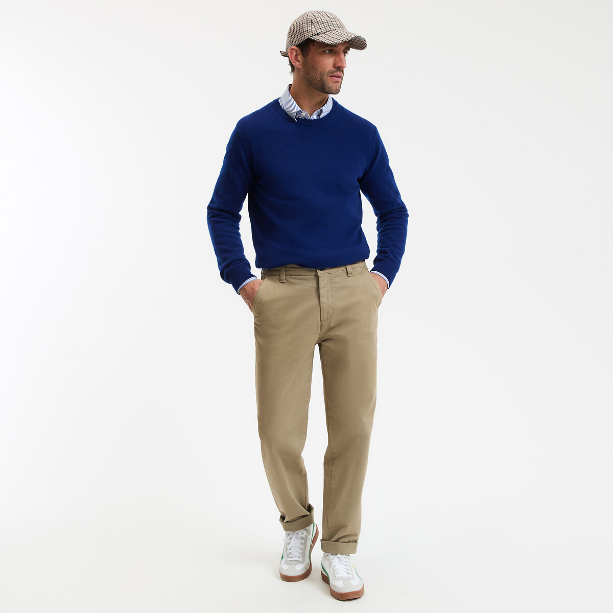 COLEÇÃO LA REDOUTE<br>Calças chino, modelagem ampla