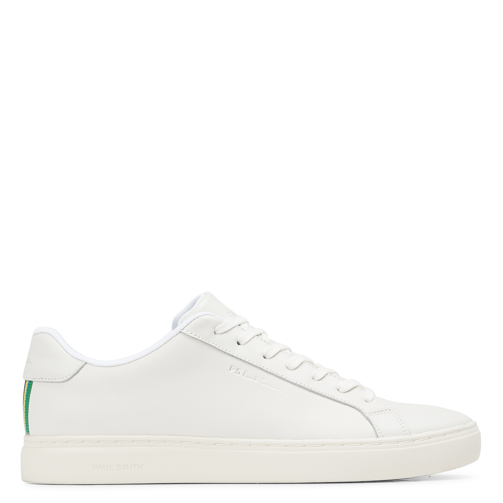 Baskets basses en cuir lisse | Blanc