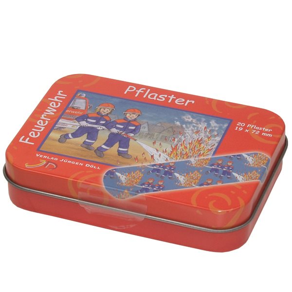 DOELL Heftpflaster<br>20 Stück, Dose, 19x72mm, Feuerwehr