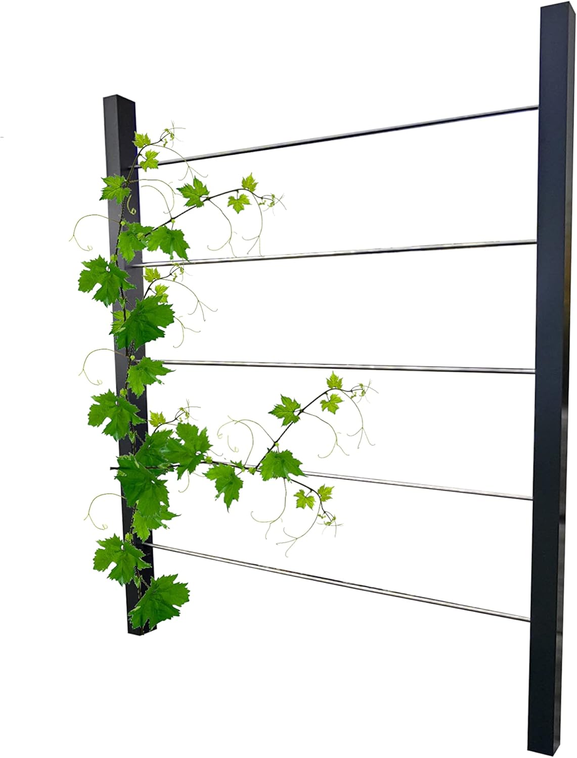 Design Rankhilfe Metall - 160x195cm - Ideale Pflanzen & Perfekter Sichtschutz - Spalier inklusive Befestigungsset - Rankgitter für Garten & Terrasse