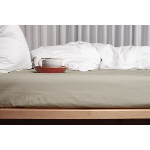 Night and Day Percale Boxlagen, Sand, 140x200 cm