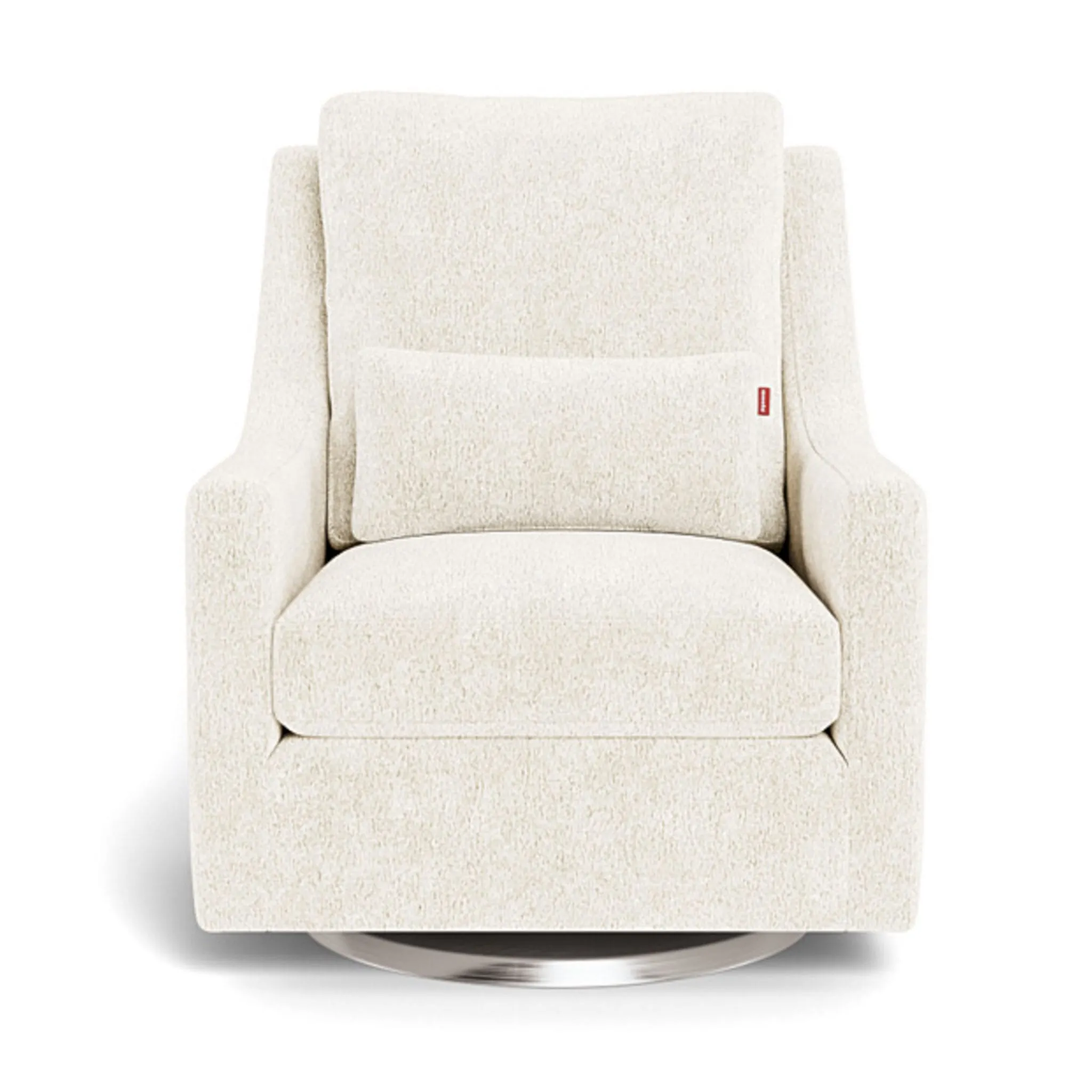 Monte Fauteuil Berçant et Pivotant Vera - Sherpa  Argent