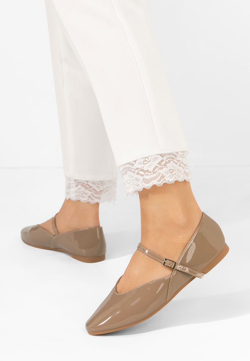Ballerines femme kaki Cinda