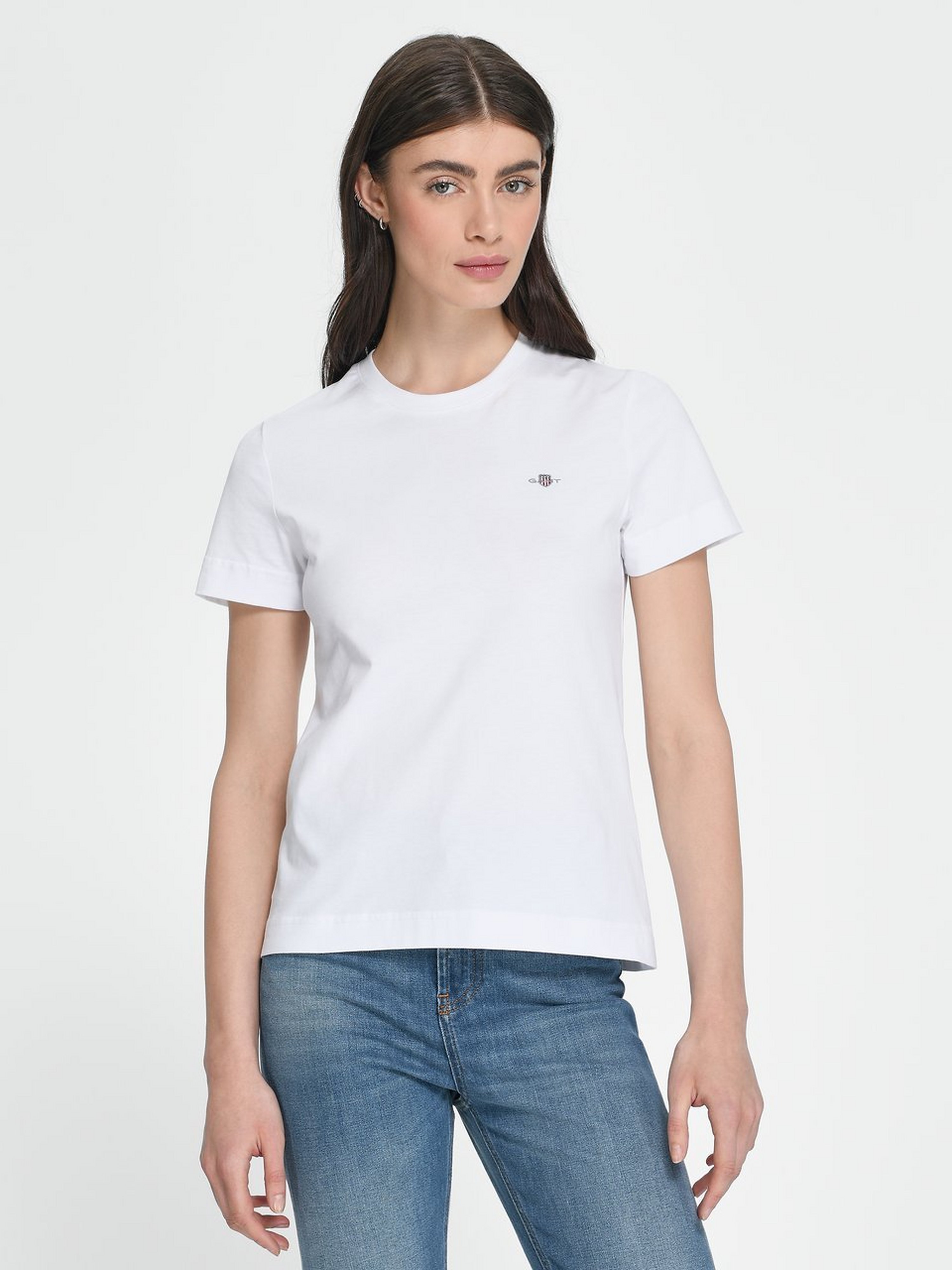 Rundhals-Shirt mit 1/2-Arm