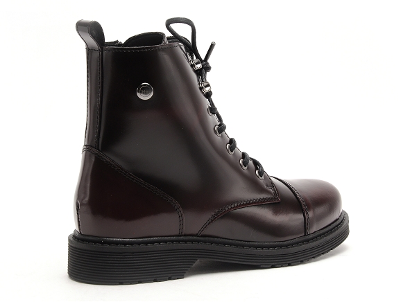 Margarita mariotti boots bottine plates femme doctor polido bordeaux