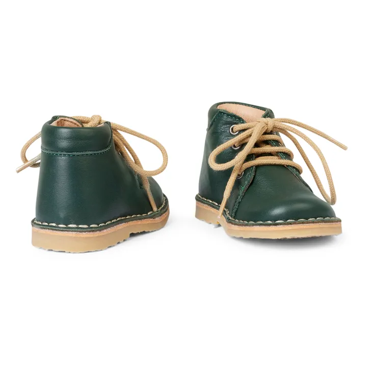 Petit Nord Boots à Lacets Classic | Vert foncé