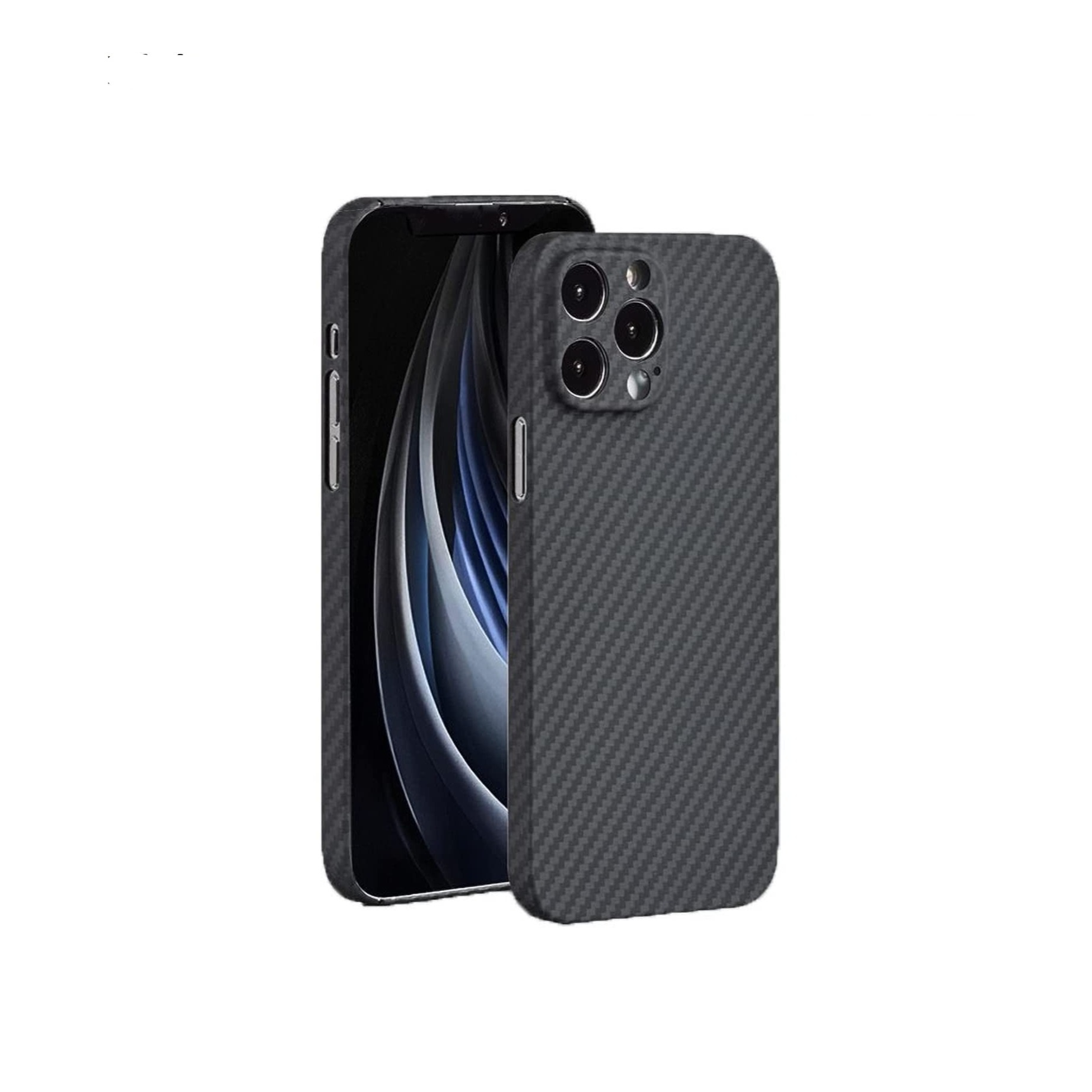iPhone 14 Pro Kevlar Hardcase Schutzhülle Ultrathin - Schwarz