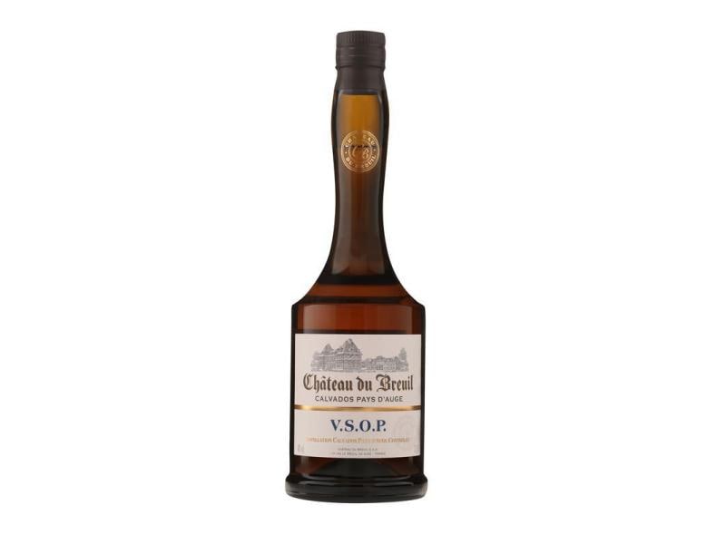 Chateau Du Breuil Calvados VSOP 0.7 l Bernsteinfarbener Apfelbranntwein aus Frankreich