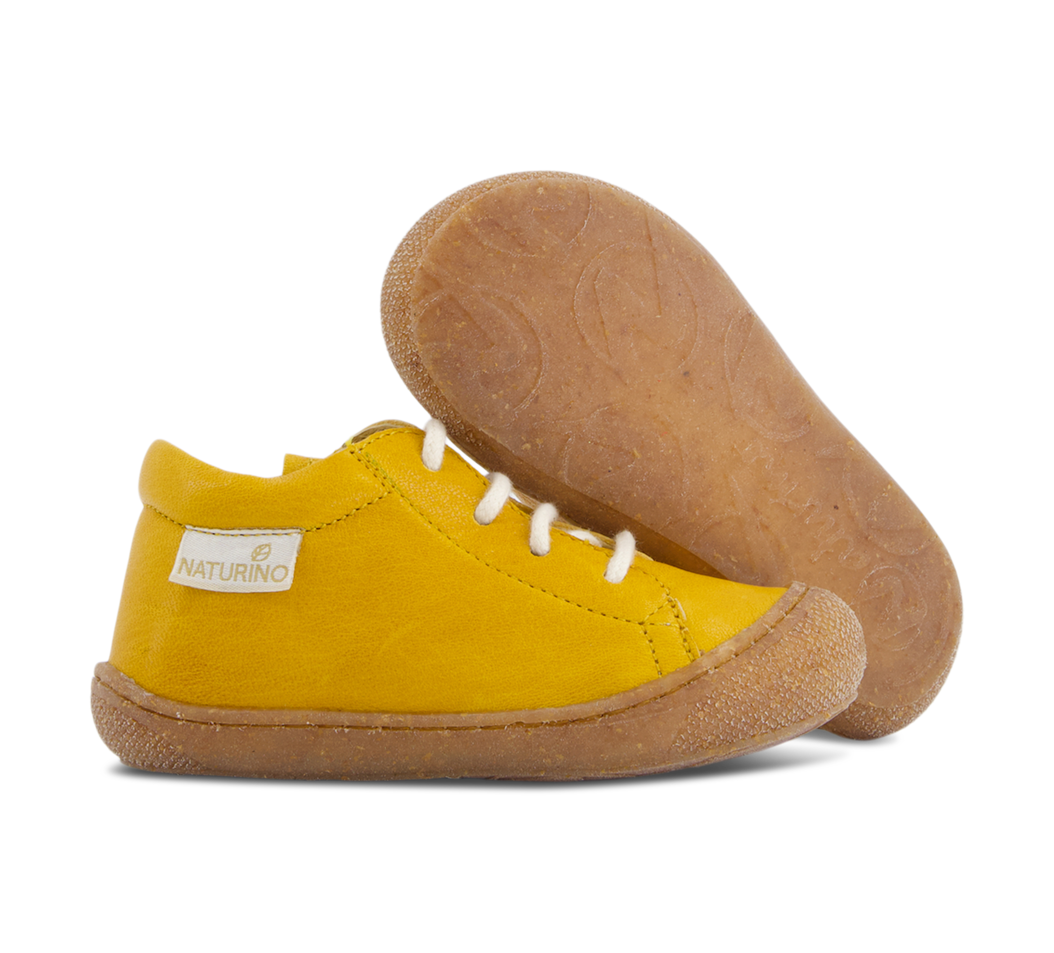 Naturino Cocoon Organic - Schnürschuhe gelb