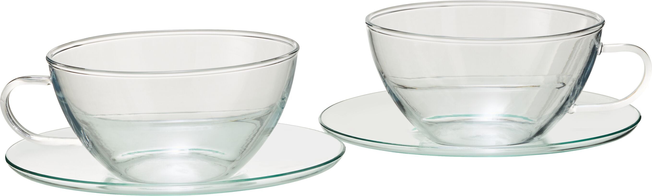 TEA & COFFEE TEETASSEN M. UNTERTELLER - Transparent / B: 15.0 cm x H: 6.0 cm