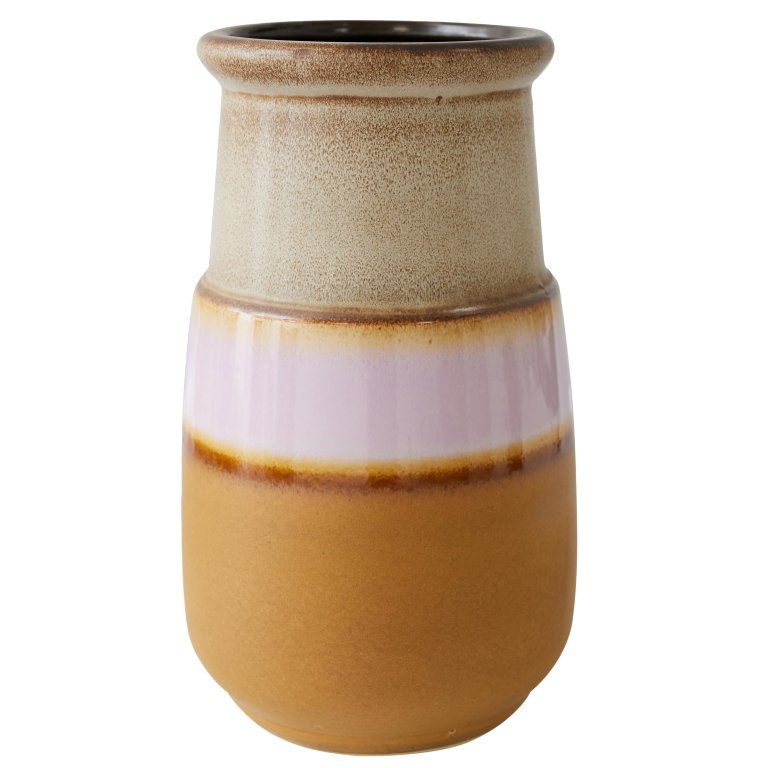 HKliving Grand vloer vaas Ø27 caramel