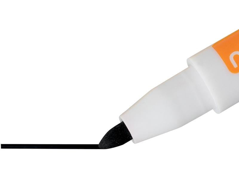 Nobo assortiert, magnethaftend 6 Stück Trocken abwischbare Mini-Marker mehrfarbig mit integriertem Radierer