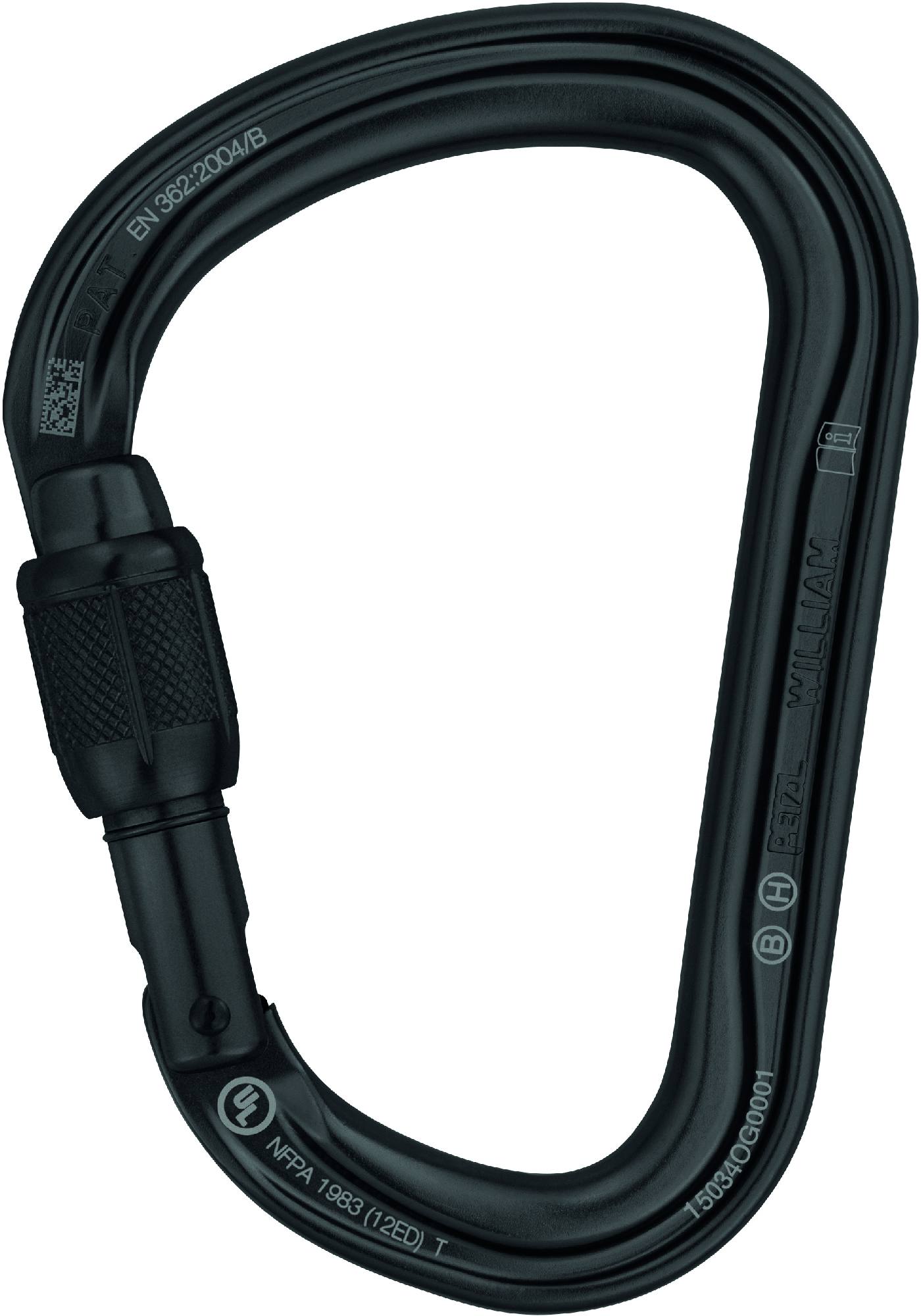 Petzl William Screw-Lock black