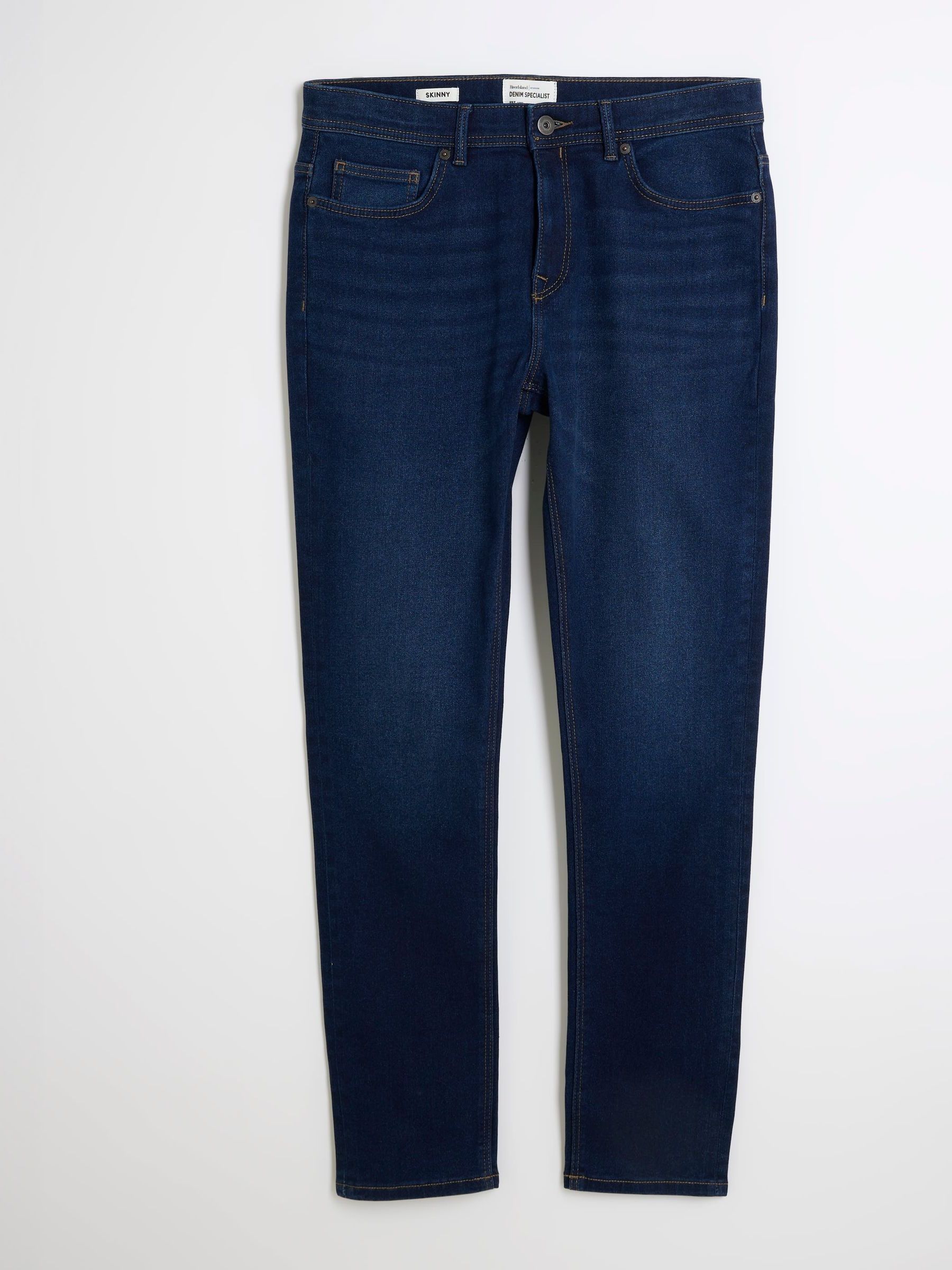 Blauw - River Island - Skinny-fit stretch jeans
