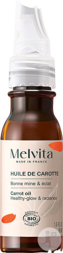 Melvita Huile Soin Carotte Teint Éclatant 50ml
