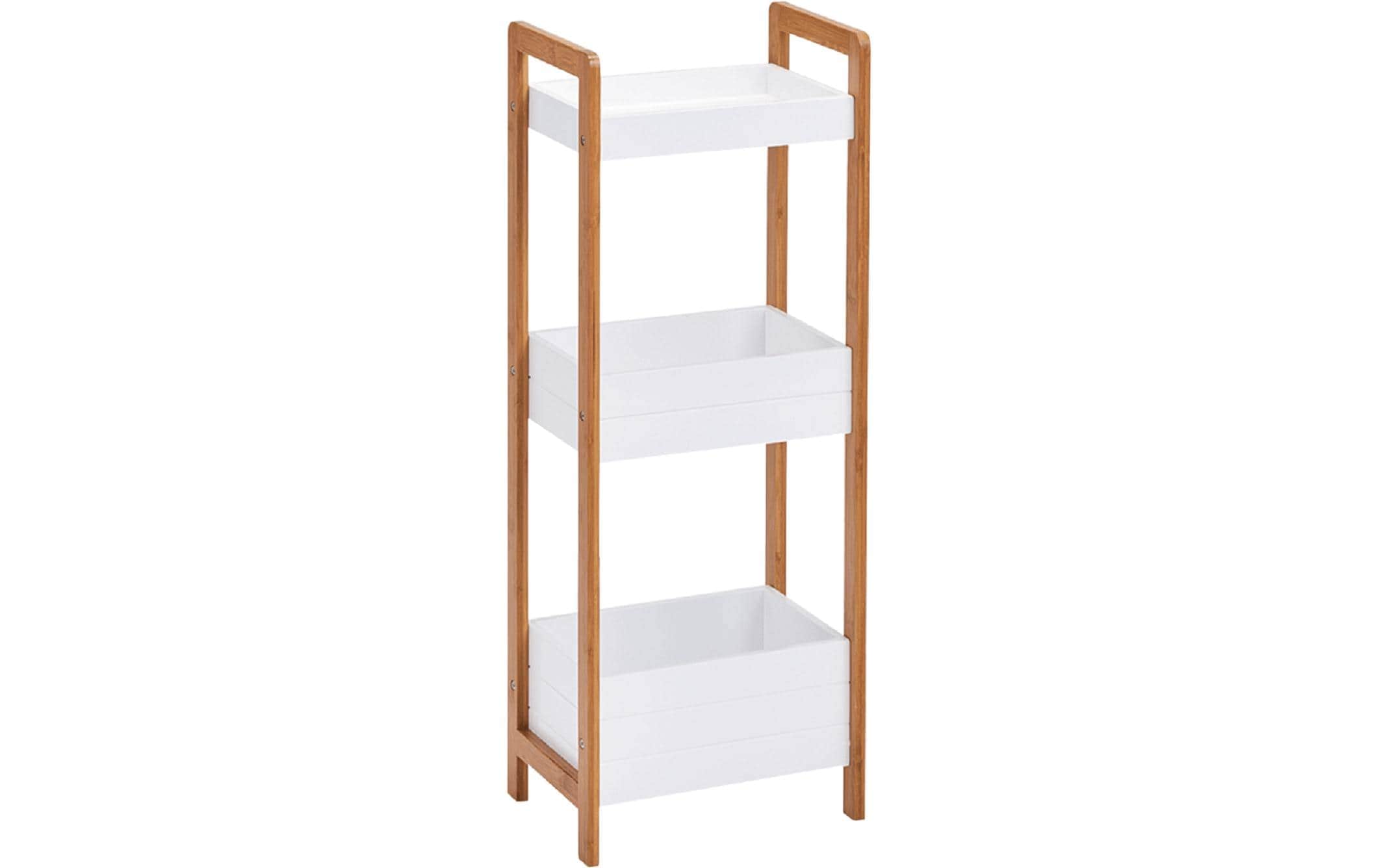 Zeller Present Regal »Regal mit 3 Ablagen Braun/Weiss«
