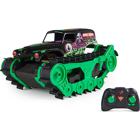Monster Jam Grave Digger Trax fjernstyret bil