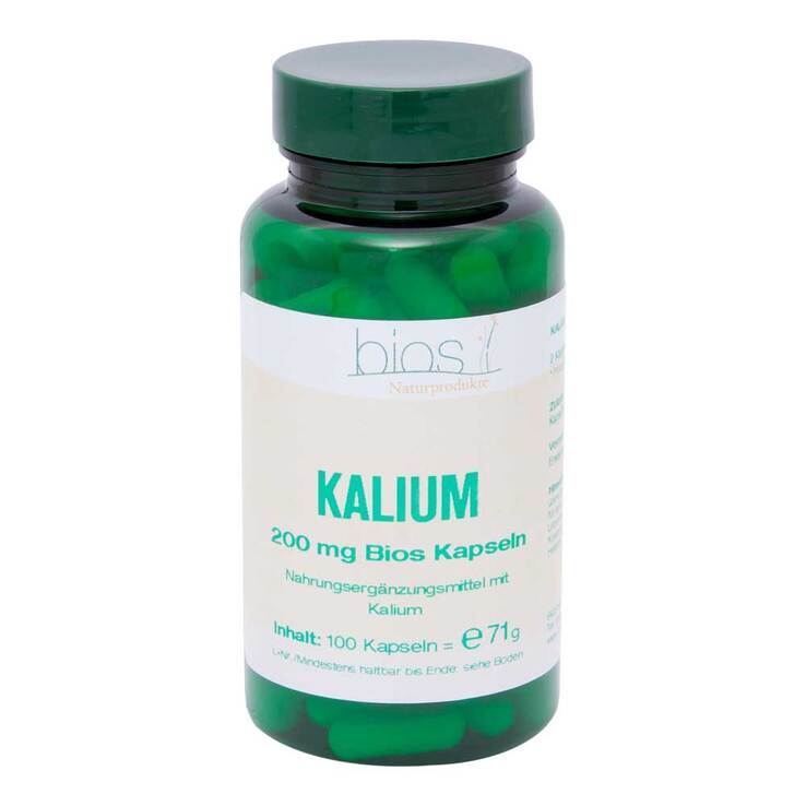 Kalium 200 mg Bios Kapseln, 100 St