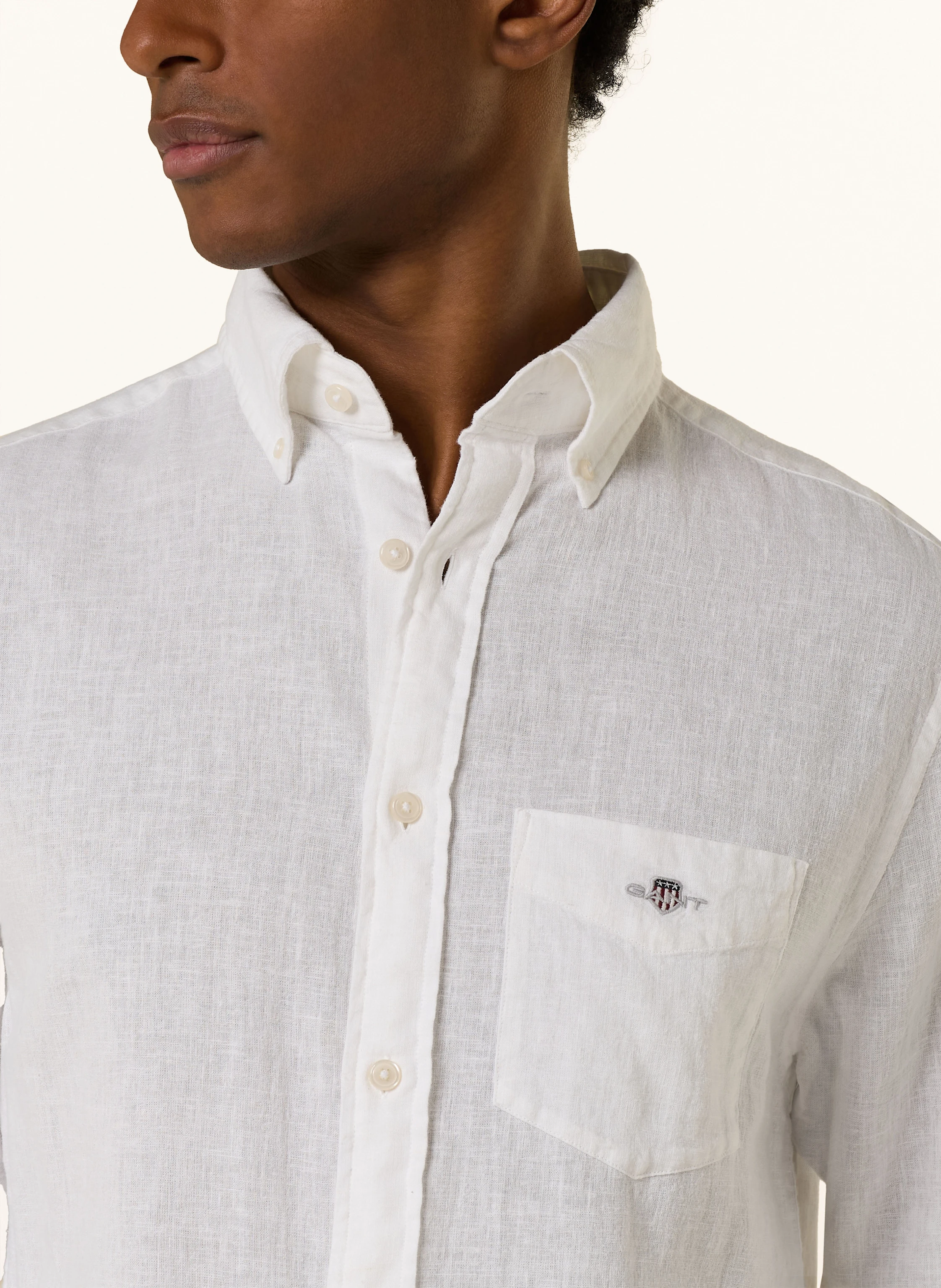 GANT Hemd Regular Fit mit Leinen