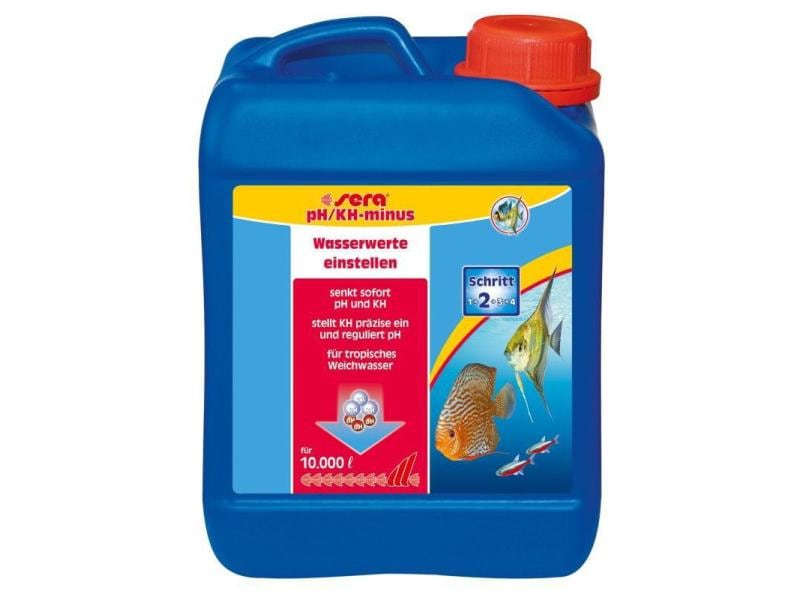 sera Wasseraufbereiter pH/KH -minus, 2.5 l Teichpflegemittel