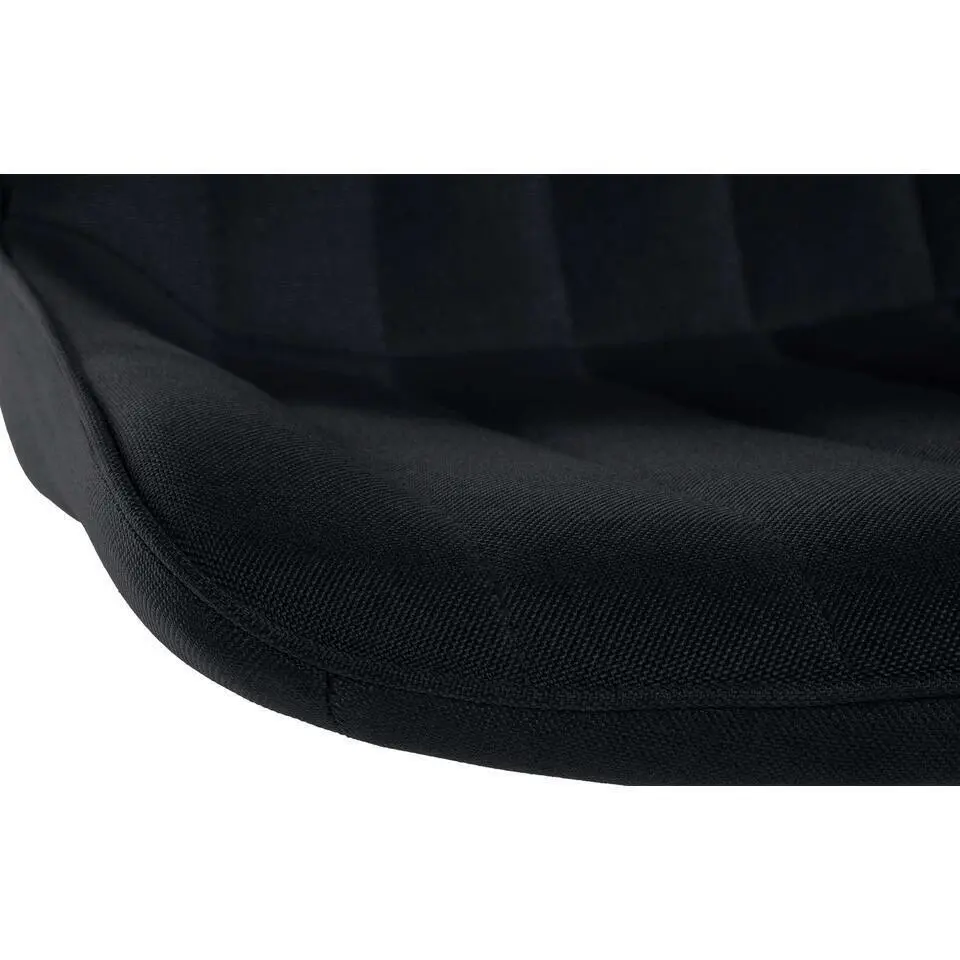 CLP Barkruk Toni zwart Frame - Stof - zwart